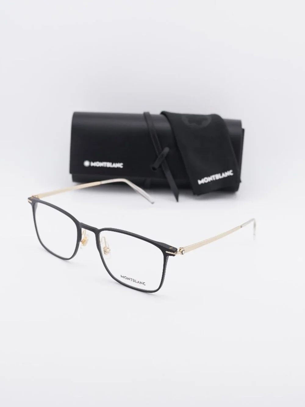 Montblanc MB0193O 002 Rectangle Eyeglasses 55mm – Black